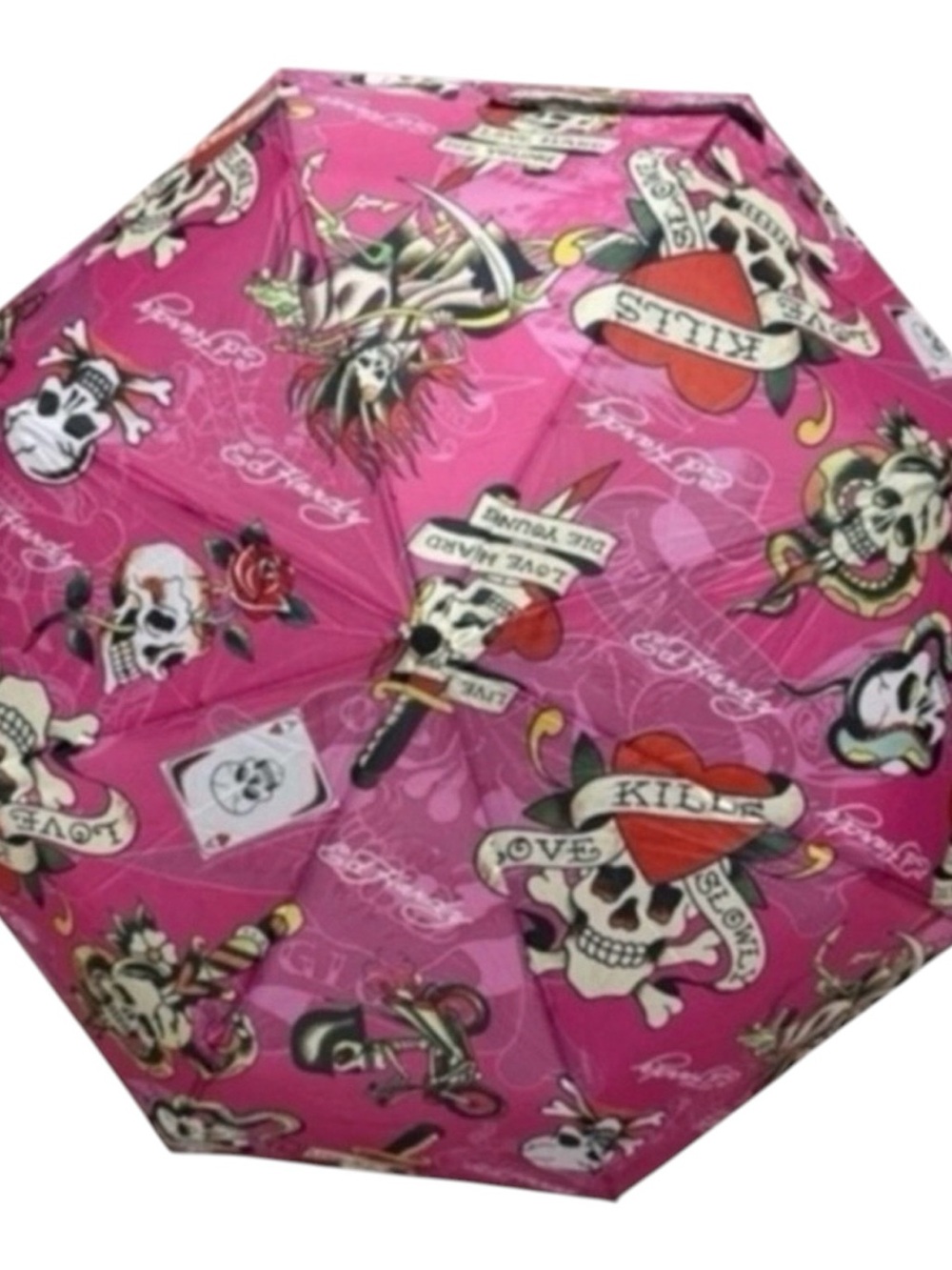 Ed Hardy Compact Umbrella New